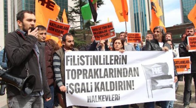 Halkevleri'nden Filistin protestosu 