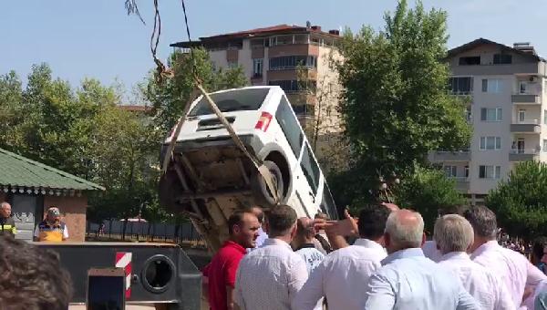 Samsun'da köprü çöktü: Yaralılar var - Resim : 1