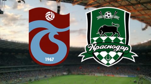 Trabzonspor - Krasnodar maçının ilk 11'leri belli oldu ...