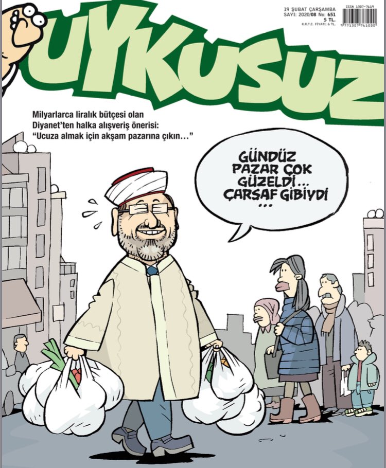 Uykusuz'dan çok konuşulacak Diyanet kapağı - Resim : 1