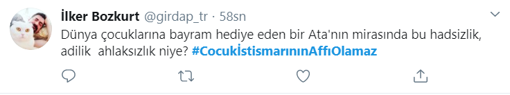 Tepkiler çığ gibi büyüyor: #Çocukistismarınınaffıolmaz - Resim : 4