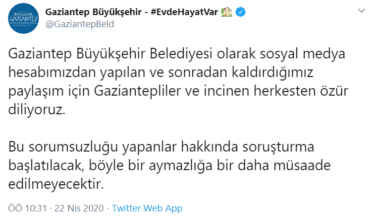 AKP'li belediye cinsiyetçi paylaşımından dolayı özür diledi - Resim : 2