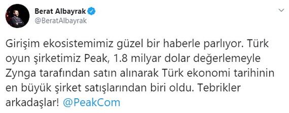 Berat Albayrak: En büyük satışlardan biri oldu - Resim : 1