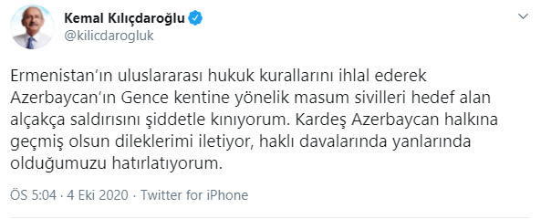 Kılıçdaroğlu'ndan 'Gence' tepkisi - Resim : 1