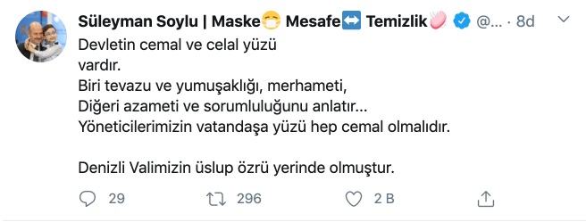 Soylu'dan Denizli Valisi açıklaması - Resim : 1