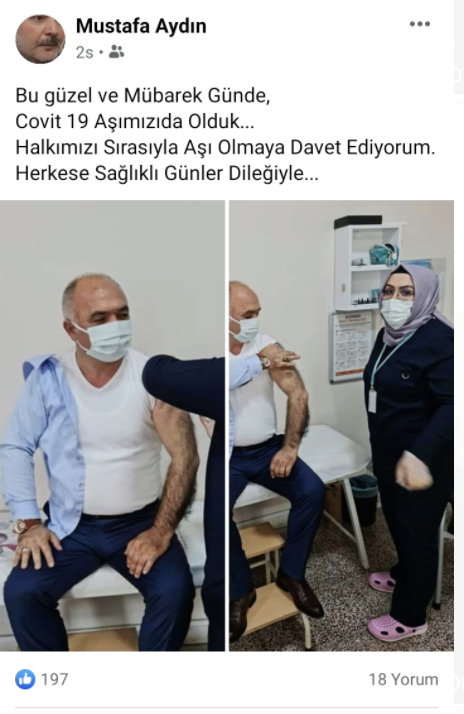 AKP'li başkana aşı kıyağı - Resim : 1