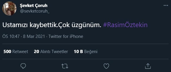 Rasim Öztekin'den kavuğu devralan Şevket Çoruh: Çok üzgünüm - Resim : 1