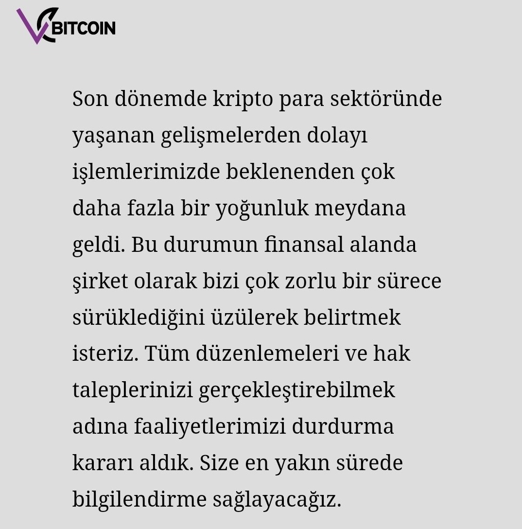 Kripto para borsasında deprem: Vebitcoin faaliyetlerini durdurdu - Resim : 1