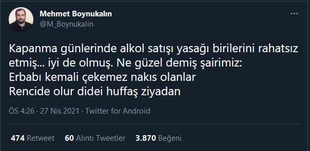 Skandallar ile gündem olan eski Ayasofya imamından alkol yasağıyla ilgili tepki çeken paylaşım - Resim : 1