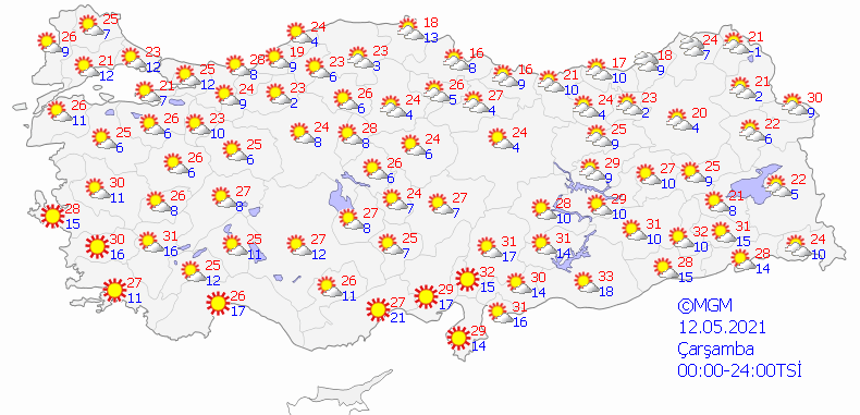 Meteoroloji'den 5 günlük hava durumu raporu: Hava sıcaklıkları nasıl olacak? - Resim : 3