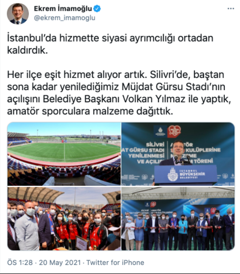 Ekrem İmamoğlu: İstanbul’da hizmette siyasi ayrımcılığı ortadan kaldırdık - Resim : 1