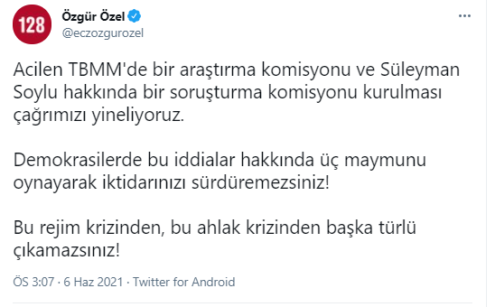 Sedat Peker'in iddialarının ardından CHP'den flaş çağrı - Resim : 1