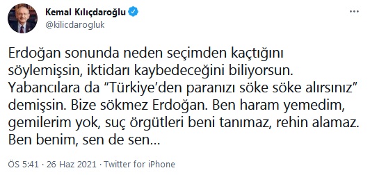 Kılıçdaroğlu'ndan Erdoğan'a jet 'Kanal İstanbul' yanıtı: İktidarı kaybedeceğini biliyorsun - Resim : 1