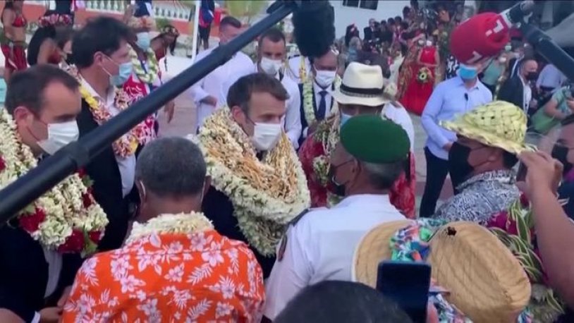 Fransa Cumhurbaşkanı Macron'un zor anları - Resim : 1