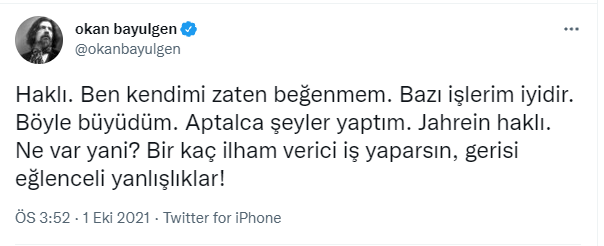 Okan Bayülgen'den Jahrein'e yanıt: Haklı - Resim : 1