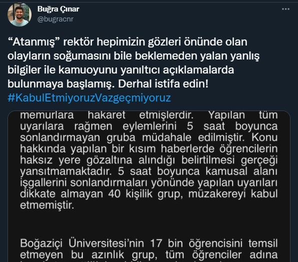 Atanmış rektör Naci İnci'nin açıklamasına çok sert tepki  - Resim : 1