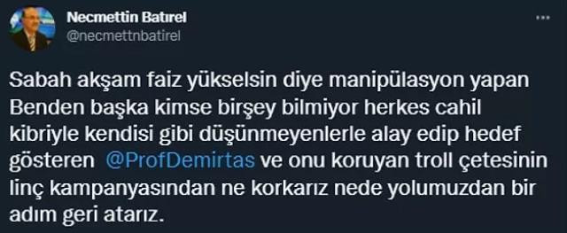 Necmettin Batırel ve Özgür Demirtaş yıllar sonra yeniden polemiğe girdi! - Resim : 1